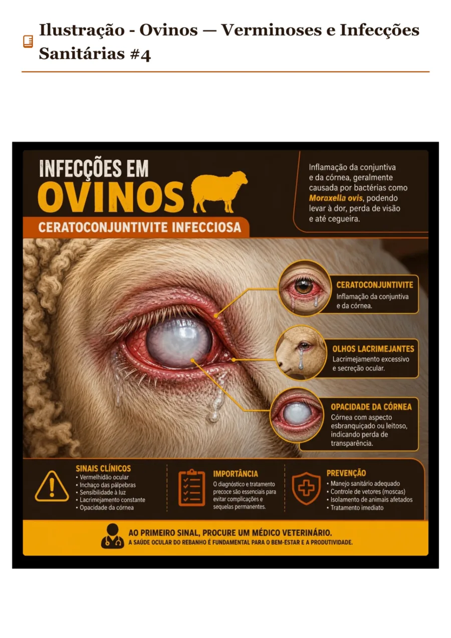 Ceratoconjuntivite Infecciosa — Ovinos