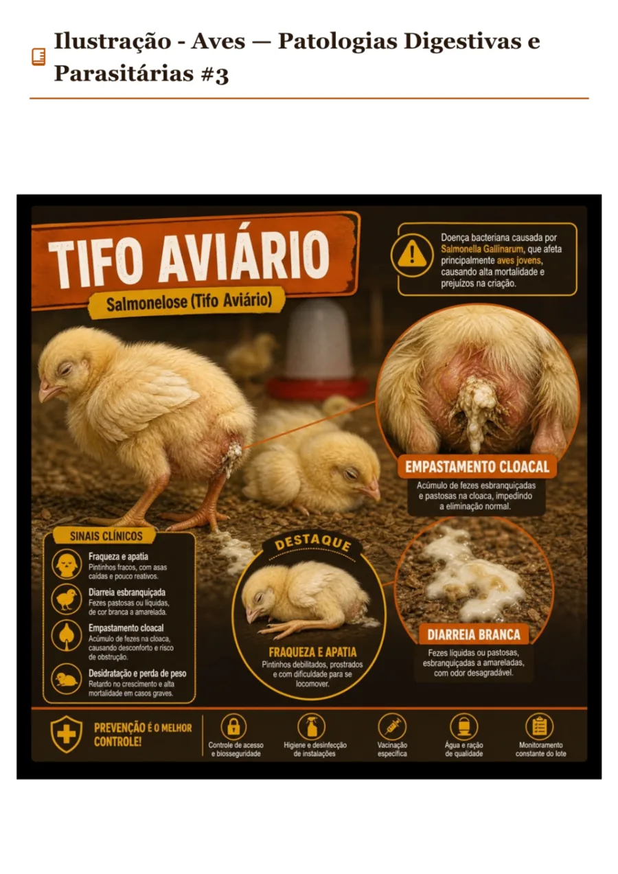 Tifo Aviário — Aves