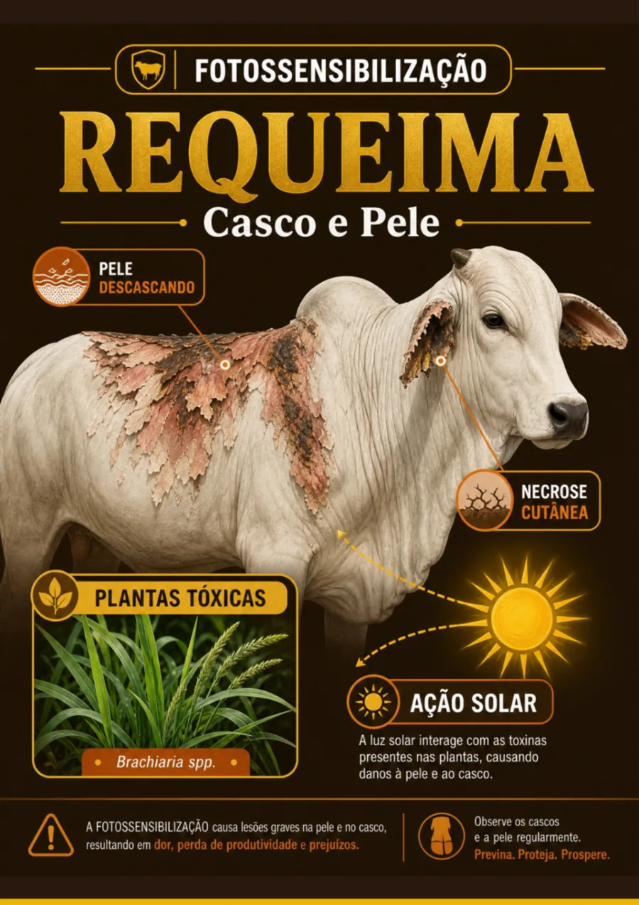 Fotossensibilização — Requeima